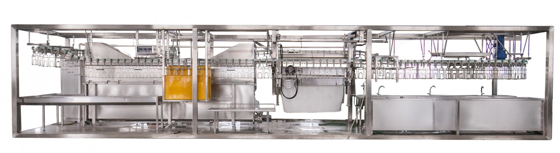 300-800BPH Compact Poultry Slaughter Line 