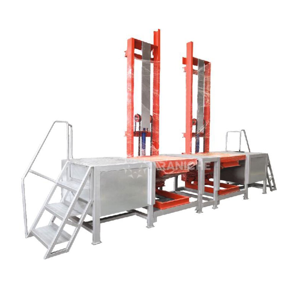 Hydraulic-lifting Crate Unloading System - Poultry Slaughterhouse ...